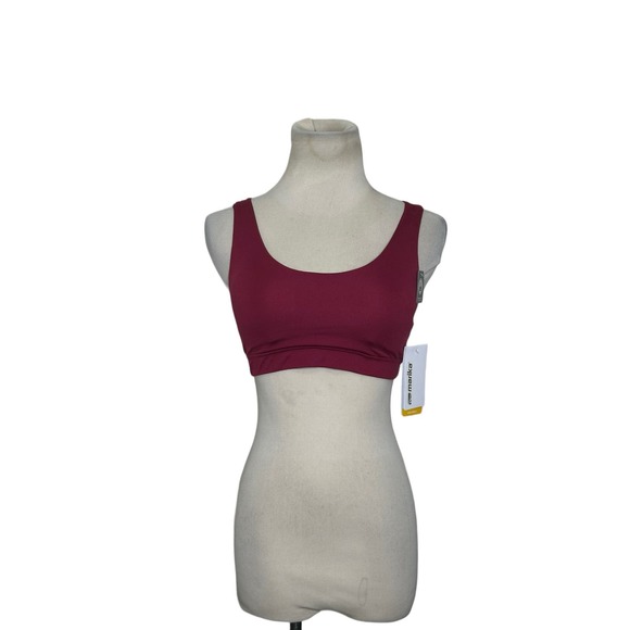 Marika wine red crossed back sports bra size Small - Picture 9 of 12